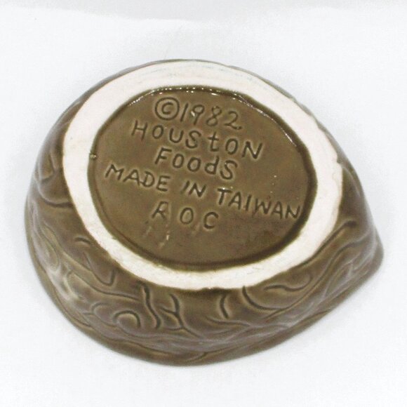 Vintage 1982 Houston Foods Ceramic Squirrel & Acorn Dish With Lid - Picture 6 of 6